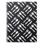 patroon van het vorkspleetmes notitieboek (Voorkant)