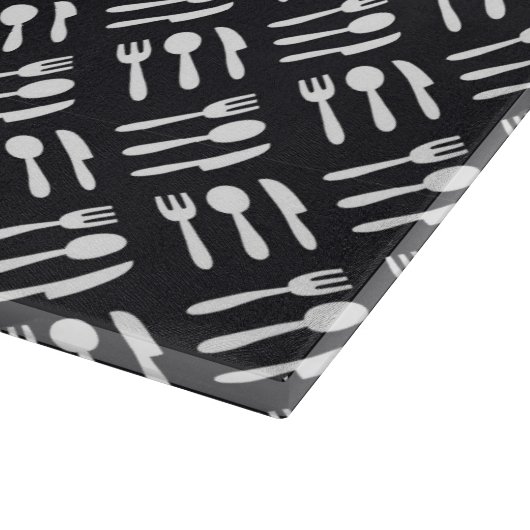 patroon van het vorkspleetmes snijplank (Hoek)