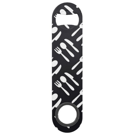 patroon van het vorkspleetmes speed flessenopener (Voorkant)