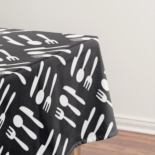 patroon van het vorkspleetmes tafelkleed (Voorbeeld)