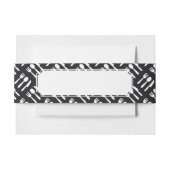 patroon van het vorkspleetmes uitnodigingen wikkel (Voorkant Voorbeeld)