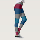 patroon van horizontale moderne geometrische lijne leggings (Rechts)