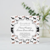 Patroon van Horse Lover Kaart (Staand voorkant)