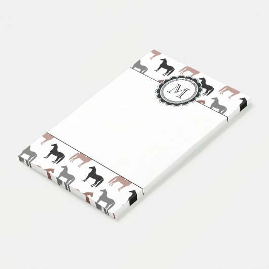 Patroon van Horse Lover Post-it® Notes (Schuin)