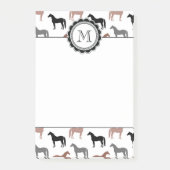 Patroon van Horse Lover Post-it® Notes (Voorkant)