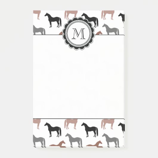 Patroon van Horse Lover Post-it® Notes (Voorkant)