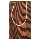 patroon van houten korrels klein cadeauzakje (Voorkant)