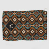 Patroon van inheemse Amerikanen Indiase cultuur Bo Golfhanddoek (Horizontaal)