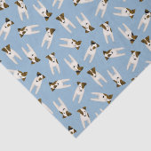 Patroon van Jack Russell-honden Tissuepapier (Detail)