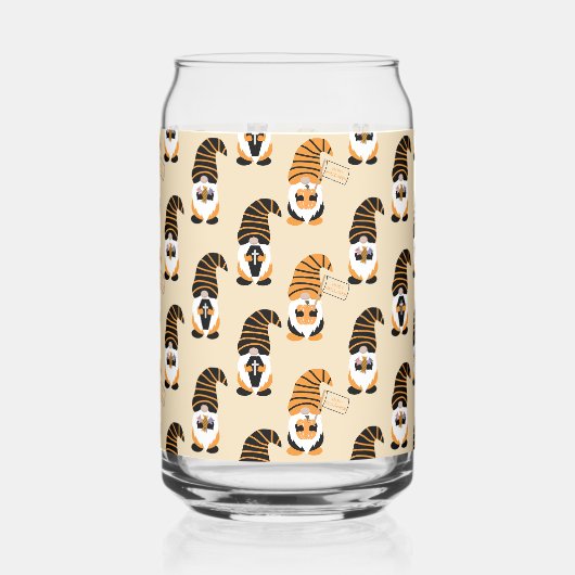 Patroon van kabouters, Halloween kabouters Trick o Blikvorm Glas (Achterkant)