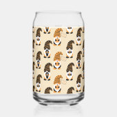 Patroon van kabouters, Halloween kabouters Trick o Blikvorm Glas (Links)