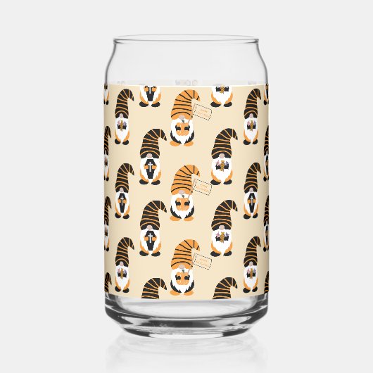 Patroon van kabouters, Halloween kabouters Trick o Blikvorm Glas (Links)