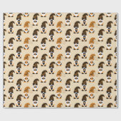 Patroon van kabouters, Halloween kabouters Trick o Cadeaupapier (Vlak)