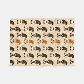 Patroon van kabouters, Halloween kabouters Trick o Fleece Deken (Voorkant (Horizontaal))