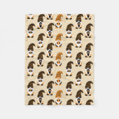 Patroon van kabouters, Halloween kabouters Trick o Fleece Deken (Voorkant)