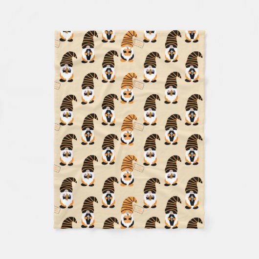 Patroon van kabouters, Halloween kabouters Trick o Fleece Deken (Voorkant)