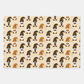 Patroon van kabouters, Halloween kabouters Trick o Inpakpapier Vel (Voorkant)