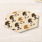 Patroon van kabouters, Halloween kabouters Trick o Kartonnen Onderzetters (Schuin)