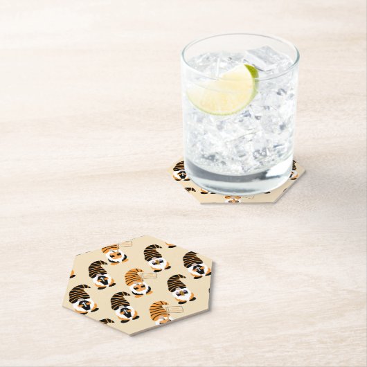 Patroon van kabouters, Halloween kabouters Trick o Kartonnen Onderzetters (Insitu)