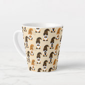 Patroon van kabouters, Halloween kabouters Trick o Latte Mok (Linkerhoek)