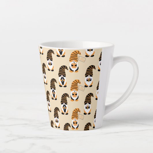 Patroon van kabouters, Halloween kabouters Trick o Latte Mok (Rechts)