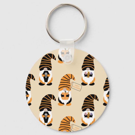 Patroon van kabouters, Halloween kabouters Trick o Sleutelhanger (Voorkant)