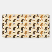 Patroon van kabouters, Halloween kabouters Trick o Spandoek (Horizontaal)