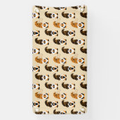 Patroon van kabouters, Halloween kabouters Trick o Spandoek (Verticaal)