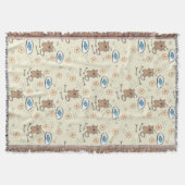 patroon van kat en vis deken (Voorkant)