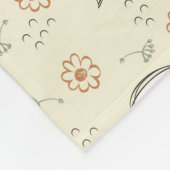 patroon van kat en vis fleece deken (Hoek)