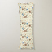 patroon van kat en vis lichaamskussen (Voorkant Verticaal)