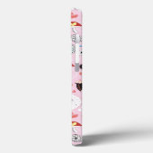 patroon van katten en bloemen Case-Mate iPhone case (Achterkant / Links)
