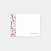 patroon van katten en bloemen post-it® notes (Voorkant)