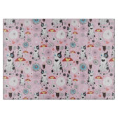 patroon van katten en bloemen snijplank (Voorkant)