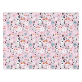 patroon van katten en bloemen tafelkleed (Voorkant (Horizontaal))