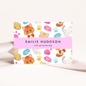 Patroon van Katten, Huisdierenwinkel, Kattenoppas, Visitekaartje