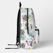 Patroon van katten, kattenkatten, Kittens, vis Bedrukte Rugzak (Links)