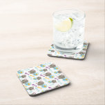 Patroon van katten, kattenkatten, Kittens, vis Bier Onderzetter<br><div class="desc">Kute,  leuke en schattige patronen met katten,  viskommen en vissen. Moderne en trendy gave,  perfect voor de kattenliefhebber in je leven.</div>