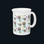 Patroon van katten, kattenkatten, Kittens, vis Bier Pitcher<br><div class="desc">Kute,  leuke en schattige patronen met katten,  viskommen en vissen. Moderne en trendy gave,  perfect voor de kattenliefhebber in je leven.</div>
