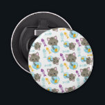 Patroon van katten, kattenkatten, Kittens, vis Button Flesopener<br><div class="desc">Kute,  leuke en schattige patronen met katten,  viskommen en vissen. Moderne en trendy gave,  perfect voor de kattenliefhebber in je leven.</div>