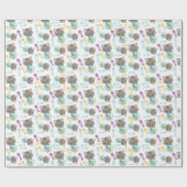 Patroon van katten, kattenkatten, Kittens, vis Cadeaupapier (Vlak)