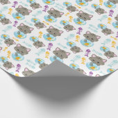 Patroon van katten, kattenkatten, Kittens, vis Cadeaupapier (Hoek)