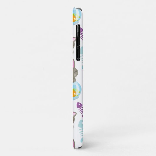 Patroon van katten, kattenkatten, Kittens, vis Case-Mate iPhone Case (Achterkant/links)