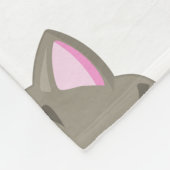 Patroon van katten, kattenkatten, Kittens, vis Fleece Deken (Hoek)