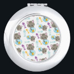 Patroon van katten, kattenkatten, Kittens, vis Handtas Spiegeltje<br><div class="desc">Kute,  leuke en schattige patronen met katten,  viskommen en vissen. Moderne en trendy gave,  perfect voor de kattenliefhebber in je leven.</div>