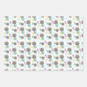 Patroon van katten, kattenkatten, Kittens, vis Inpakpapier Vel (Voorkant 2)