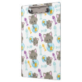 Patroon van katten, kattenkatten, Kittens, vis Klembord (Links)