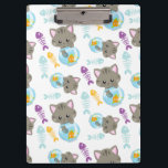 Patroon van katten, kattenkatten, Kittens, vis Klembord<br><div class="desc">Kute,  leuke en schattige patronen met katten,  viskommen en vissen. Moderne en trendy gave,  perfect voor de kattenliefhebber in je leven.</div>