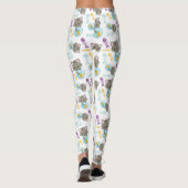 Patroon van katten, kattenkatten, Kittens, vis Leggings (Achterkant)