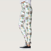 Patroon van katten, kattenkatten, Kittens, vis Leggings (Links)